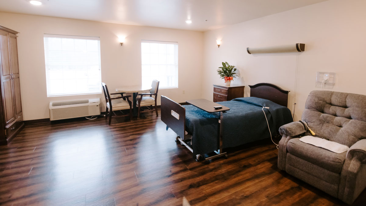 Patient Room at Greenhurst Nursing Center